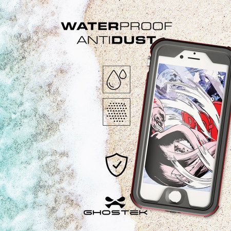 Funda Waterproof iPhone 7 Ghostek Atomic 3.0 - Roja