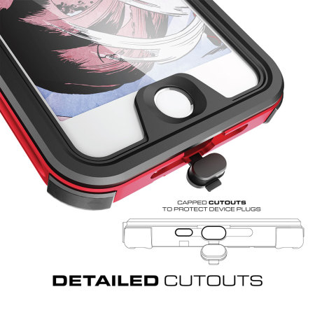 Ghostek Atomic 3.0 iPhone 7 Waterproof Tough Case - Rood