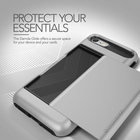 VRS Design Damda Glide iPhone 7 Case - Light Silver