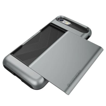 Coque iPhone 8 / 7 VRS Design Damda Glide – Argent Foncé