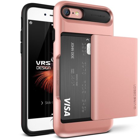 VRS Design Damda Glide iPhone 8 / 7 Case - Rose Gold