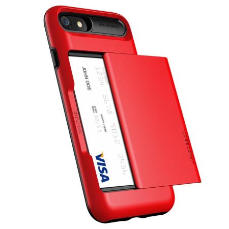Coque iPhone 8 / 7 VRS Design Damda Glide – Rouge Pomme