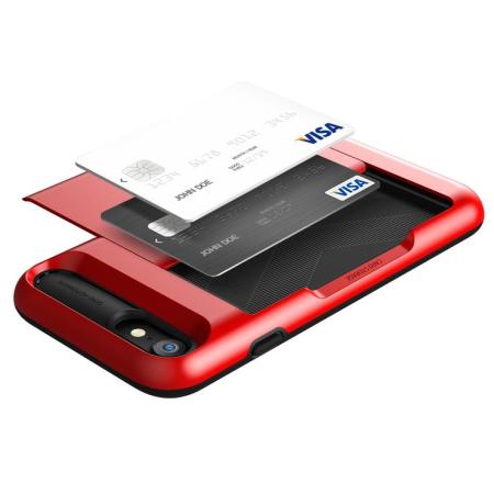 VRS Design Damda Glide iPhone 8 / 7 Case - Apple Red
