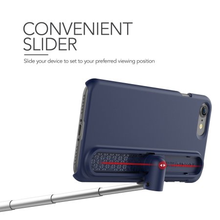VRS Design Cue Stick iPhone 8 / 7 Selfie Case - Night Blue