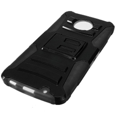 Zizo Robo Combo Motorola Moto Z Force Tough Case & Belt Clip - Black