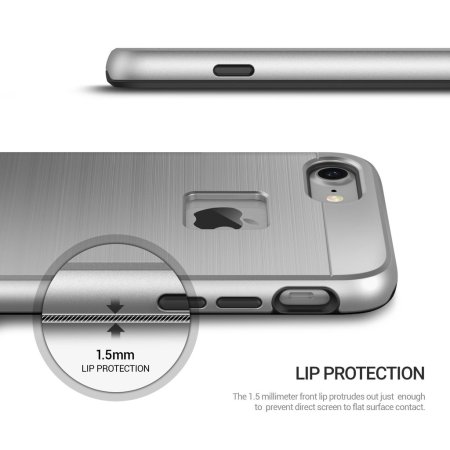 Obliq Slim Meta iPhone 7 Deksel - Sølv Titanium