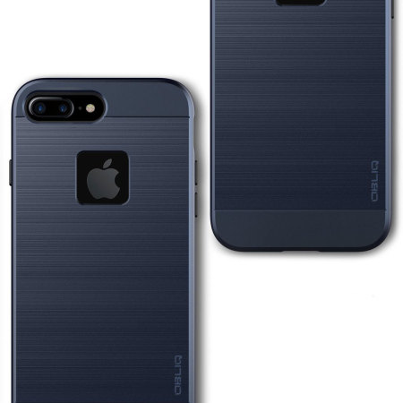 Obliq Slim Meta iPhone 7 Plus Case - Deep Blue