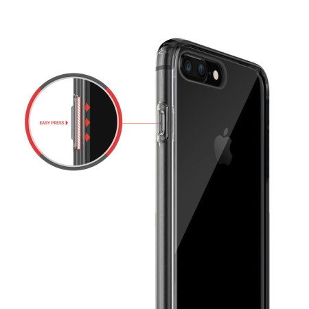 Obliq Naked Shield iPhone 7 Plus Skal - Röksvart