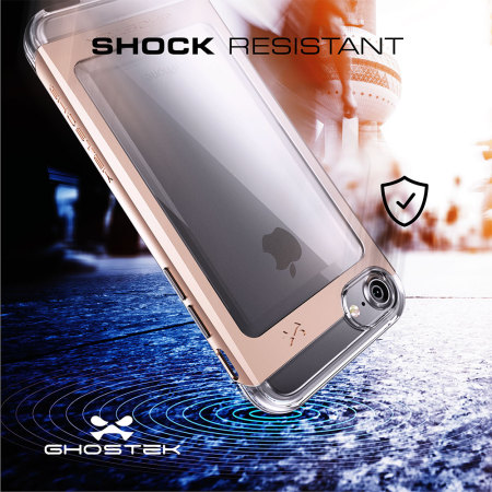 Ghostek Cloak 2 Series iPhone 7 Aluminium Tough Deksel - Klar / Gull