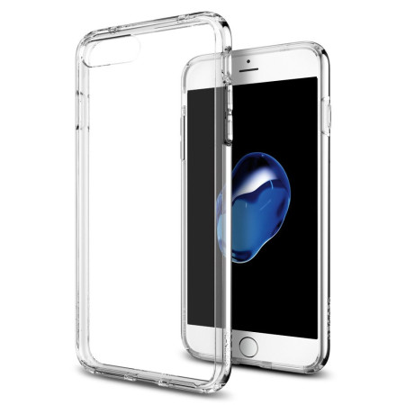 Spigen Ultra Hybrid iPhone 7 Plus Bumper Case - Crystal Clear