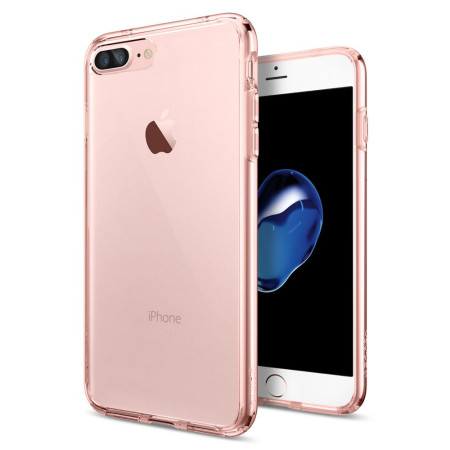 Spigen Ultra Hybrid iPhone 7 Plus Bumper Deksel - Rose Crystal
