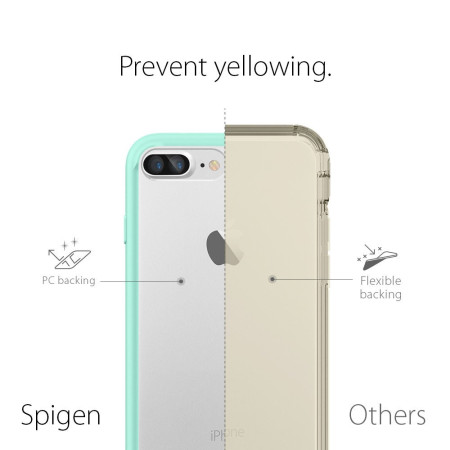 Coque iPhone 7 Plus Spigen Ultra Hybrid - Vert Menthe