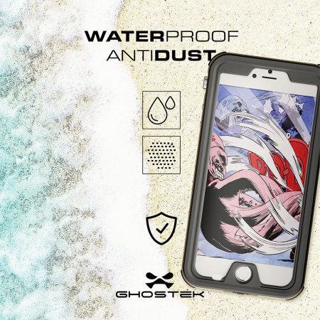 Funda Waterproof iPhone 7 Plus Ghostek Atomic 3.0 - Dorada
