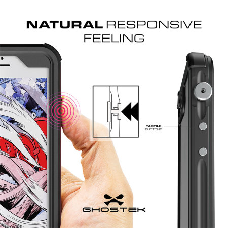 Coque iPhone 7 Plus Ghostek Atomic 3.0 Waterproof Tough – Noire
