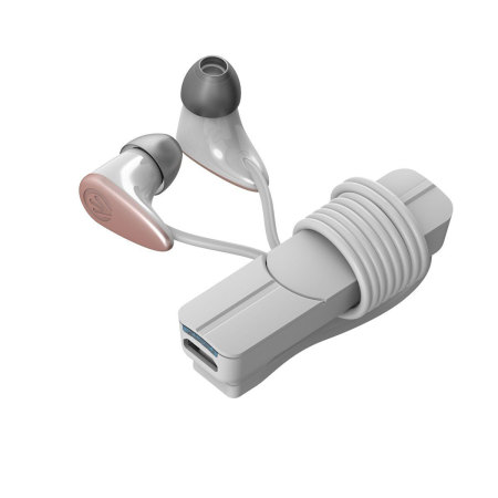 Ecouteurs Bluetooth Zagg IFROGZ Charisma – Blanc / Or Rose