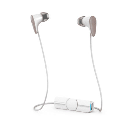Zagg IFROGZ Charisma Wireless Bluetooth Earphones - White / Rose Gold