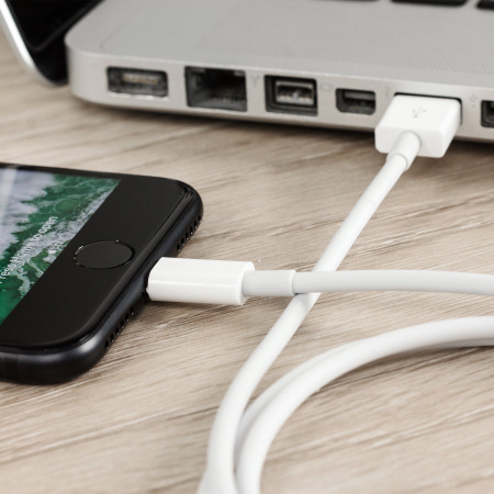 3x Olixar iPhone 7 / 7 Plus Lightning till USB Laddningskablar