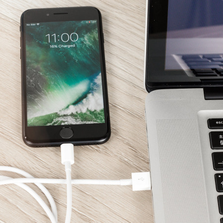 3x Olixar iPhone 7 / 7 Plus Lightning till USB Laddningskablar