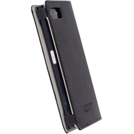 Krusell Malmo Sony Xperia X Compact Folio Case Tasche in Schwarz