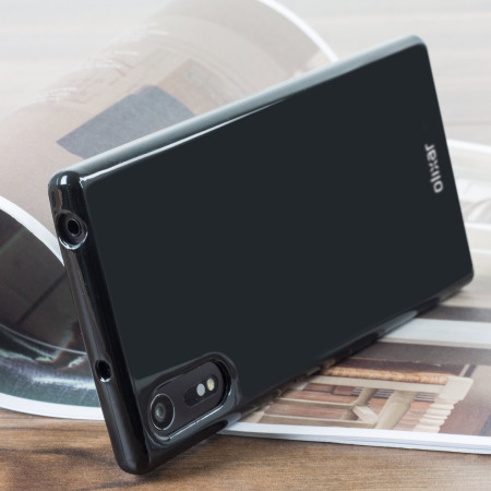 Coque Sony Xperia XZ FlexiShield en gel – Noire