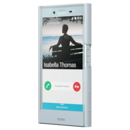 Coque Tactile Officielle Sony Xperia X Compact - Bleue Claire
