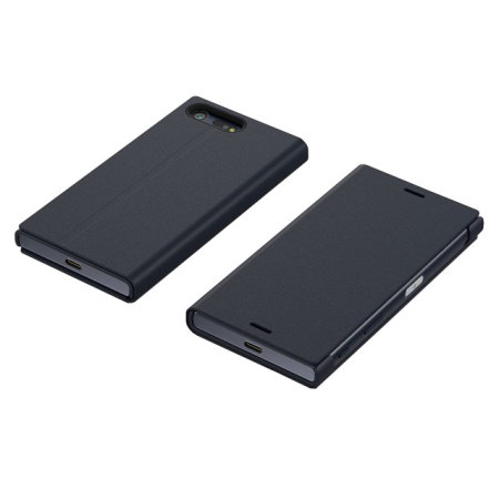Official Sony Xperia X Compact Style Cover Stand Case - Black