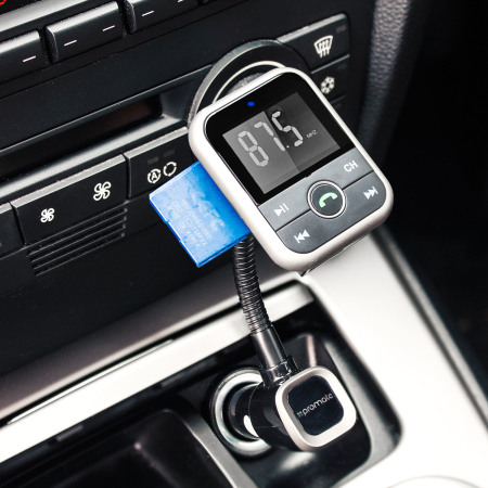 Promate iPhone FM Transmitter Hands-Free Car Kit