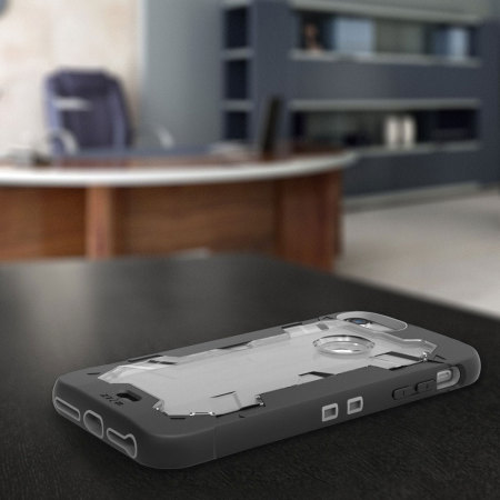 Zizo Proton iPhone 7 Tough Holster Case - Black / Clear