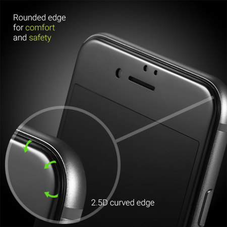 Olixar  iPhone 7 Anti-Blue Light Edge To Edge Glas Displayschutz