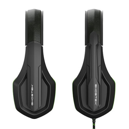 Ghostek Hero Series PC Gaming Headset - Black / Green