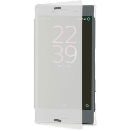 Housse Sony Xperia X Compact Roxfit Pro-2 Touch Book - Blanc Givré