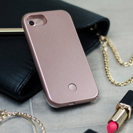 Casu iPhone 7 Selfie LED Light Case - Rose Gold