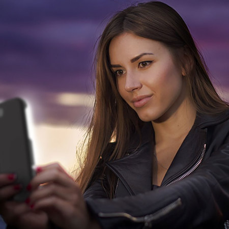 Funda iPhone 7 Plus Casu Selfie LED Light - Oro rosa