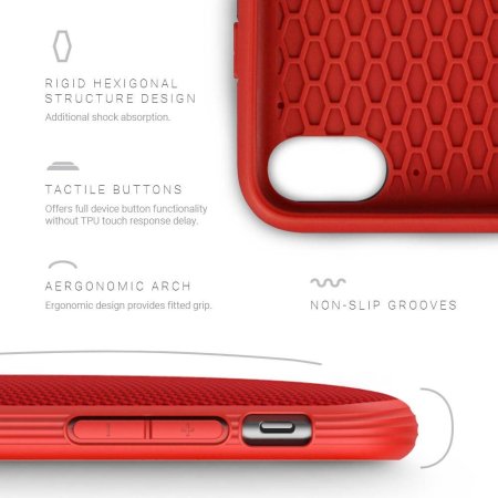 Evutec AERGO Ballistic Nylon iPhone 7 Tough Case - Red