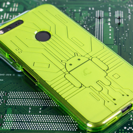 Funda Google Pixel Cruzerlite Bugdroid Circuit - Verde