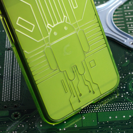 Cruzerlite Bugdroid Circuit Google Pixel XL Case - Green