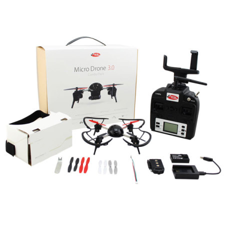 Micro Drone 3.0 Combo Pack - Drone, HD Camera and First Person Viewer
