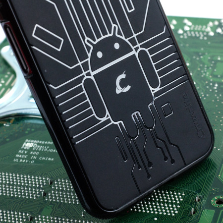Cruzerlite Bugdroid Circuit Google Pixel XL Case - Black