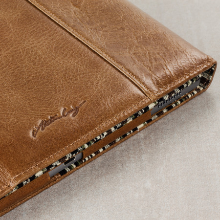 Tuff-Luv Alston Craig Vintage Leather iPad Pro 9.7 inch Case - Bruin