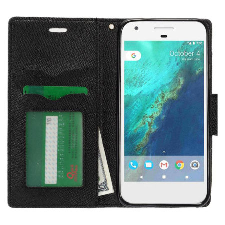 Zizo Google Pixel Flip Wallet Cover - Black