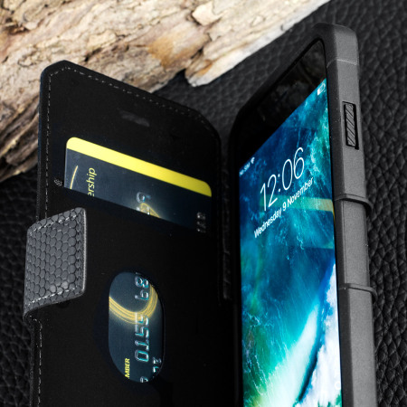 UAG Metropolis Rugged iPhone 8 / 7 Wallet Case - Black