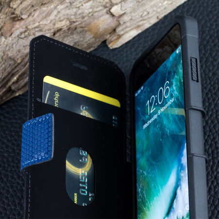UAG Metropolis Rugged iPhone 8 / 7 Wallet Case - Cobalt Blue