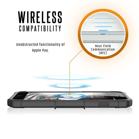 UAG Metropolis Rugged iPhone 8 Plus / 7 Plus Plånboksfodral - Svart