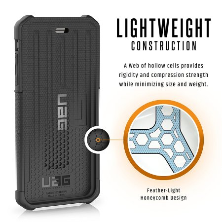 UAG Metropolis Rugged iPhone 8 Plus / 7 Plus Wallet Case - Black