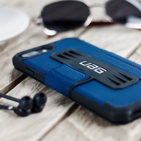 UAG Metropolis Rugged iPhone 8 Plus / 7 Plus Wallet Case - Cobalt Blue