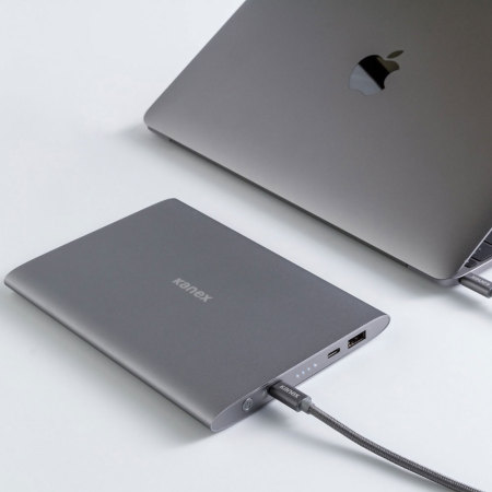 Kanex GoPower USB-C MacBook Portable 15000mAh Power Bank - Space Grey
