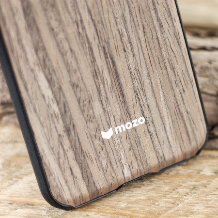 Mozo iPhone 7 Plus Genuine Wood Back Cover - Black Walnut