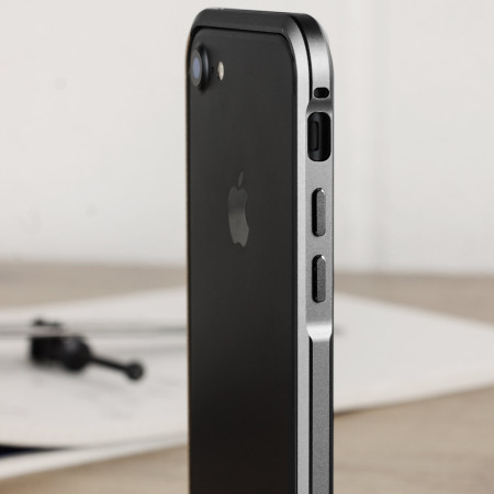 Bumper de Aluminio iPhone 7 Luphie - Gris