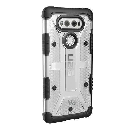 UAG Plasma LG V20 Protective Case - Ice / Black