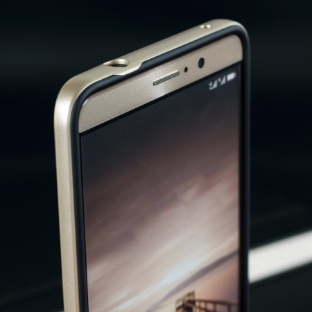 Olixar X-Duo Huawei Mate 9 Case - Carbon Fibre Gold